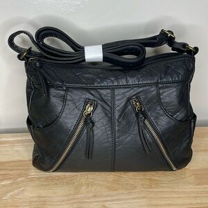 Bueno black crossbody bag